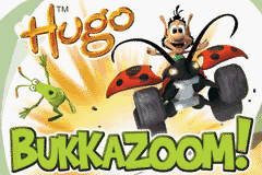 Hugo: Bukkazoom title screen for GameBoy Advance